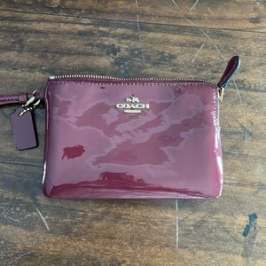 Burgundy coach wallet